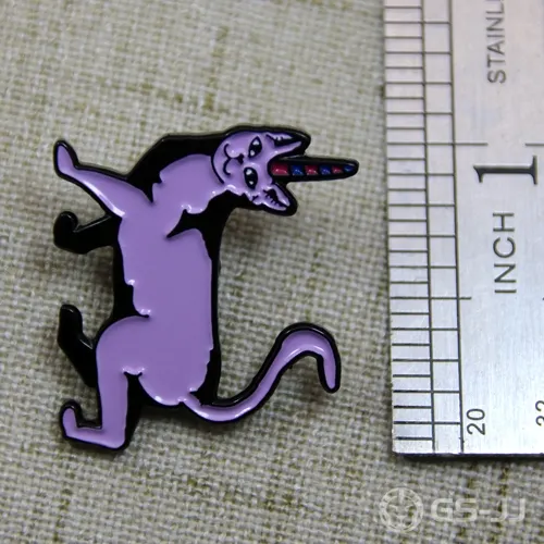 Purple Cat custom lapel pins Purple Cat custom lapel pins