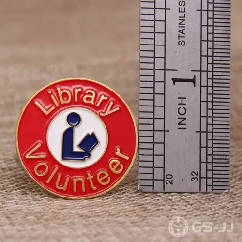 Library Volunteers Lapel Pins Library Volunteers Lapel Pins