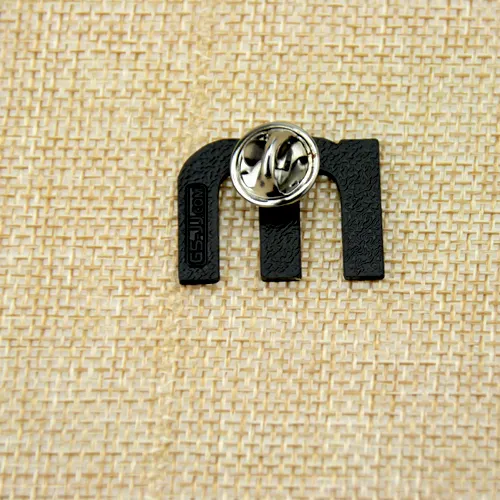 the letter M Enamel Pins the letter M Enamel Pins