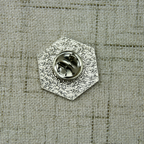Hexagon Enamel Pins