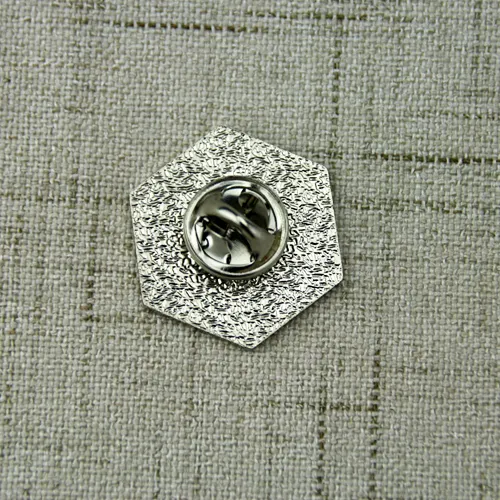 Hexagon Enamel Pins