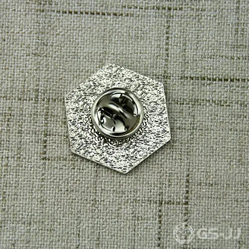 Hexagon Enamel Pins Hexagon Enamel Pins