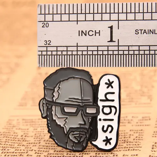 Sigh custom enamel pins Sigh custom enamel pins