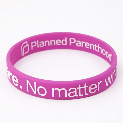 Planned Parenthood Silicone Wristbands Planned Parenthood Silicone Wristbands