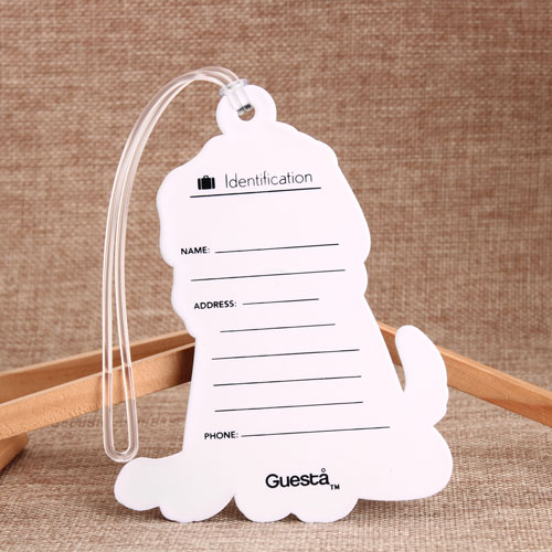 Dog PVC Luggage Tag