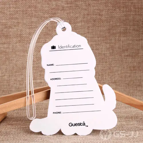 Dog PVC Luggage Tag Dog PVC Luggage Tag