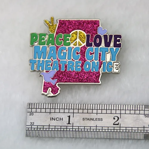 Custom Enamel Pins for Peace And Love Custom Enamel Pins for Peace And Love