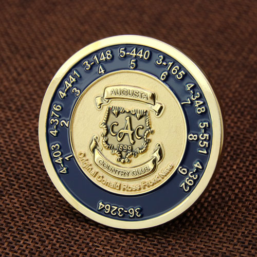 Augusta Country Club Custom Coins Cheap