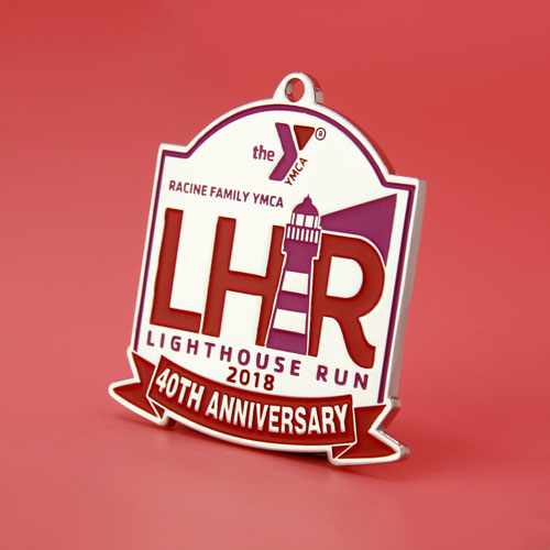 Lighthouse Run Custom Medals