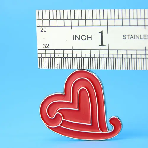 Heart pin
