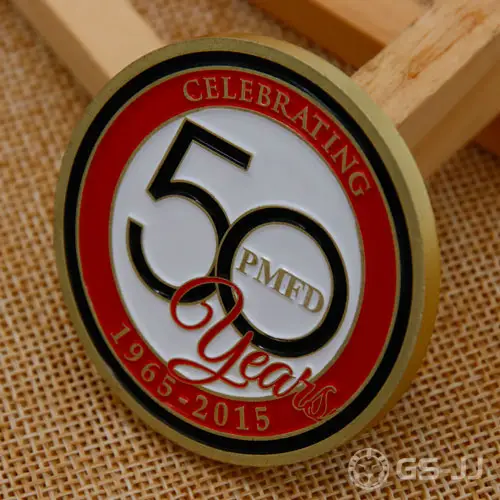 PMFD 50 Years Custom Coins PMFD 50 Years Custom Coins
