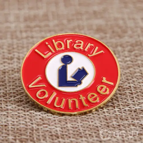 Library Volunteers Lapel Pins Library Volunteers Lapel Pins