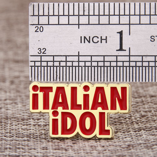 Italian idol lapel pins Italian idol lapel pins