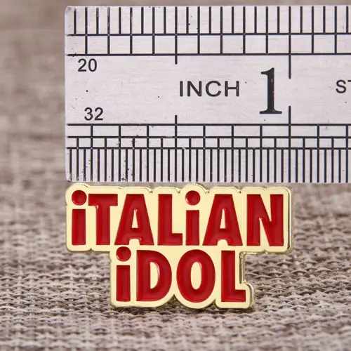 Italian idol lapel pins Italian idol lapel pins