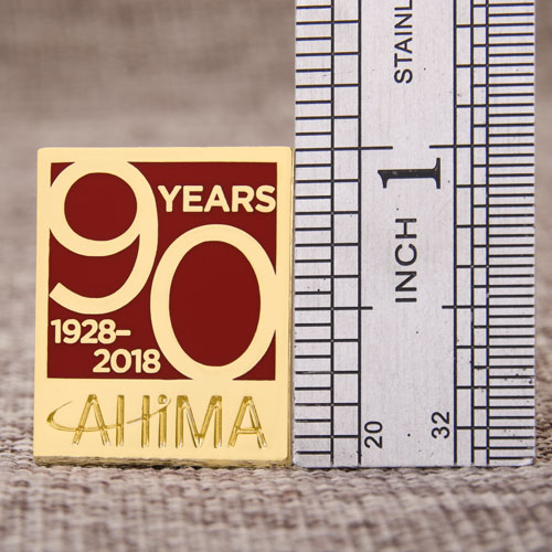 AHIMA Emaille-Anstecker nach Maß