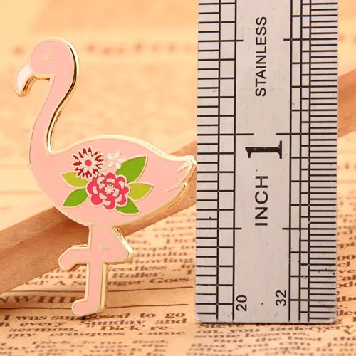 Pink Flamingo Lapel Pins