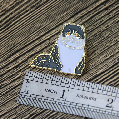 Persian Cat Lapel Pins Persian Cat Lapel Pins