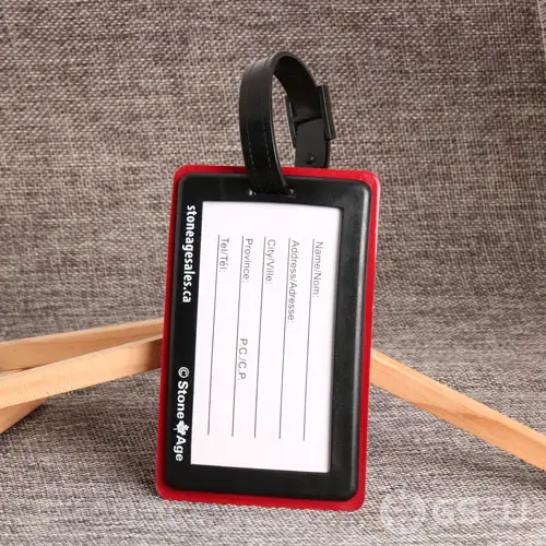 Canadian Maple Leaf PVC Luggage Tag Canadian Maple Leaf PVC Luggage Tag