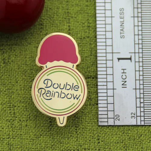 Double Rainbow Custom Lapel Pins