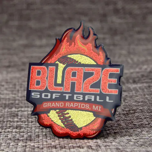 Blaze Softball Trading Pins Blaze Softball Trading Pins