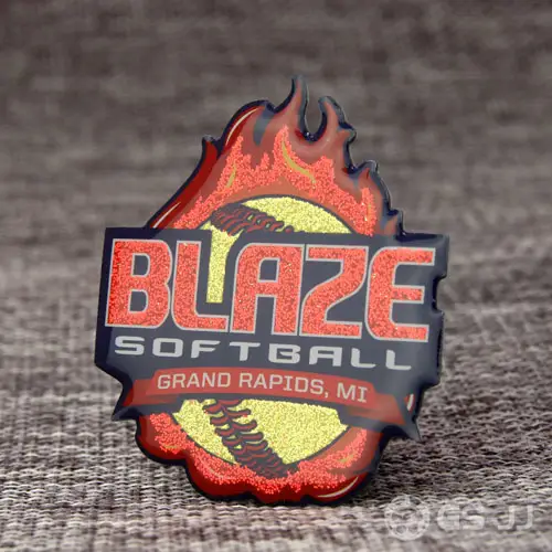 Blaze Softball Trading Pins Blaze Softball Trading Pins