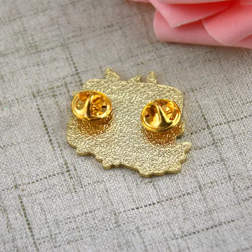 Hello and Flower Lapel Pins Hello and Flower Lapel Pins