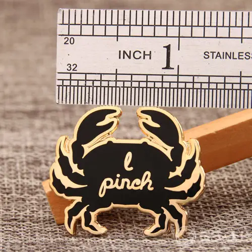 Crab custom lapel pins Crab custom lapel pins