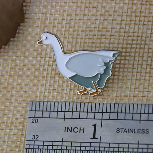 Soft enamel pins for goose Soft enamel pins for goose