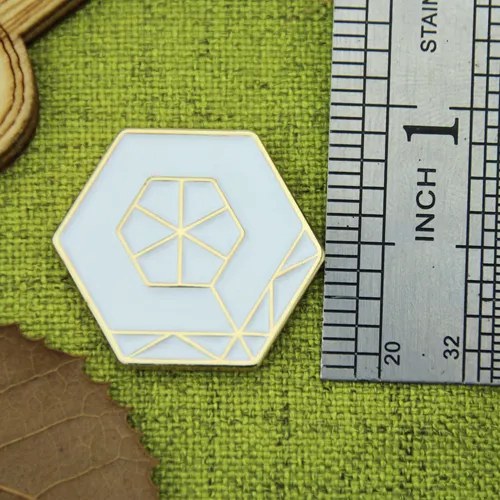 Custom Lapel Pins for Hexagon Custom Lapel Pins for Hexagon