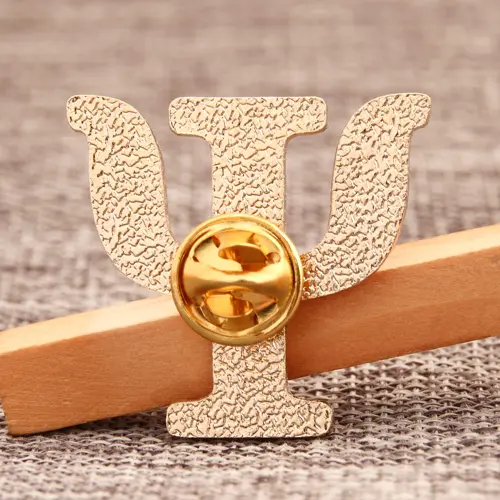 Psi Letter Custom Enamel Pins