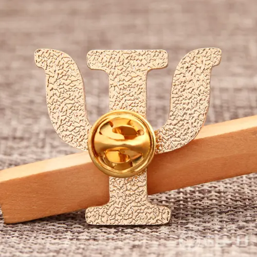 Psi Letter Custom Enamel Pins Psi Letter Custom Enamel Pins