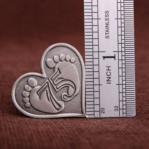 Footprints Metal Pins