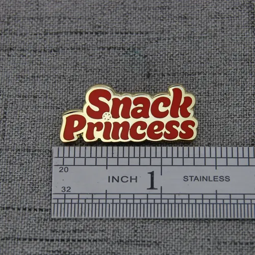 Snack Princess Lapel Pins