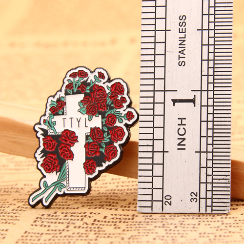 TTYL Flower Lapel Pins