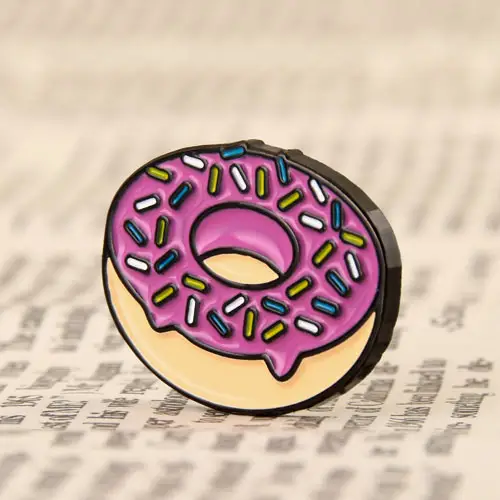 Doughnut Lapel Pins