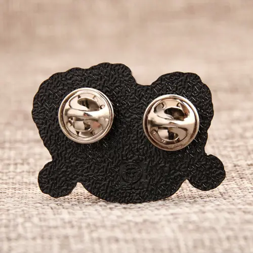 Braid girl lapel pins