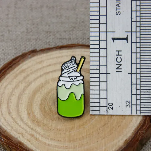 Milky Tea Ice Cream Soft Enamel Pins