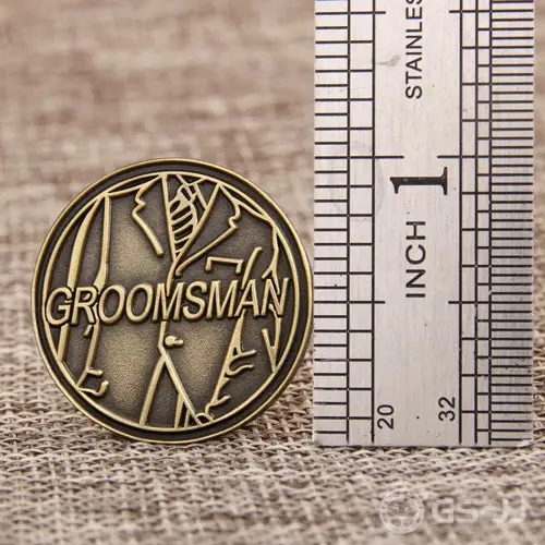 Groomsman custom pins Groomsman custom pins