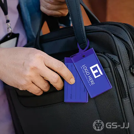 LT-PVC-REC Soft PVC Luggage Tags With Logo LT-PVC-REC Soft PVC Luggage Tags With Logo