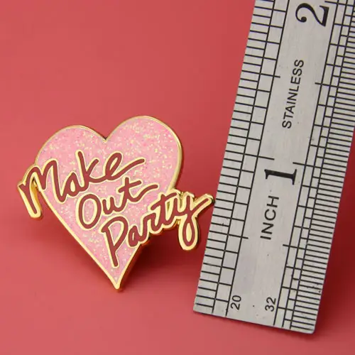 Love Heart Custom Enamel Pins