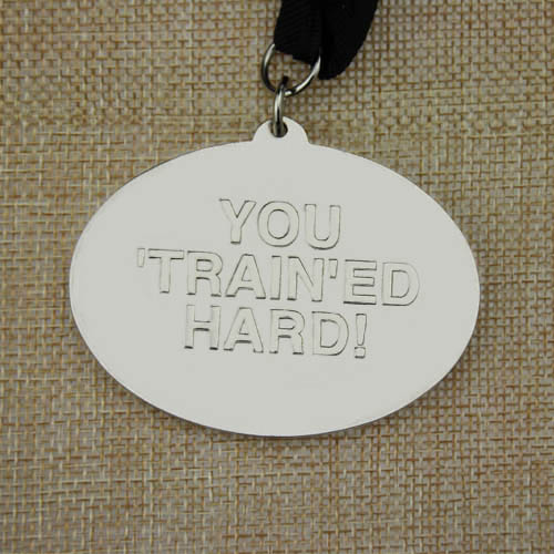 Railway City Road Race customized medals