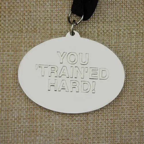 Railway City Road Race customized medals