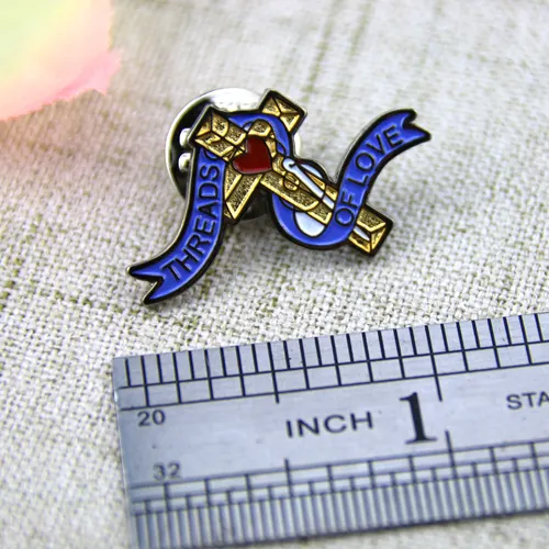 Soft Enamel Pins for Threads of Love Soft Enamel Pins for Threads of Love