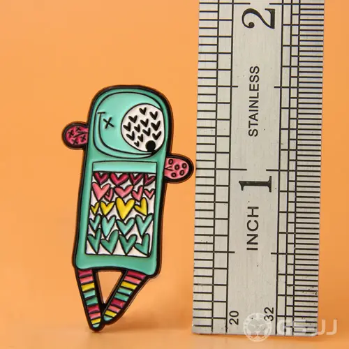 Custom Whimsical Character Enamel Pin Design Custom Whimsical Character Enamel Pin Design