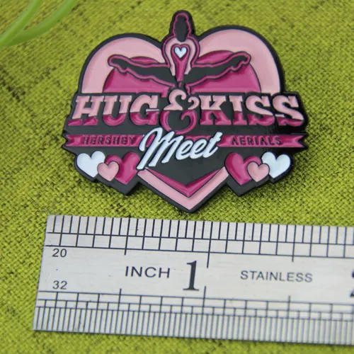 Custom Lapel Pins for Hug and Kiss Custom Lapel Pins for Hug and Kiss