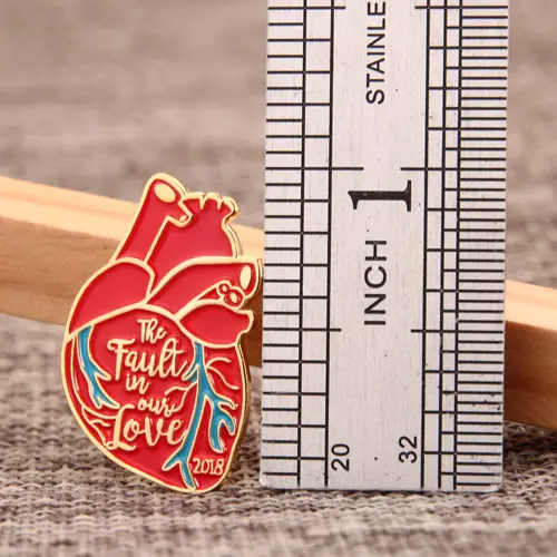 Heart shape lapel pins Heart shape lapel pins