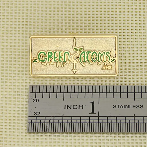 Green Atoms Stock Lapel Pins Green Atoms Stock Lapel Pins