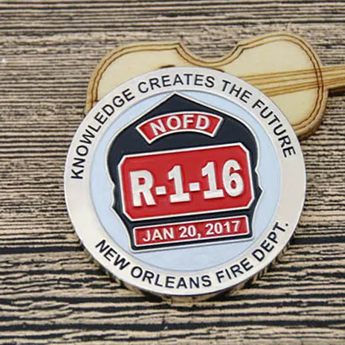 Fire Department Custom Challenge Coins