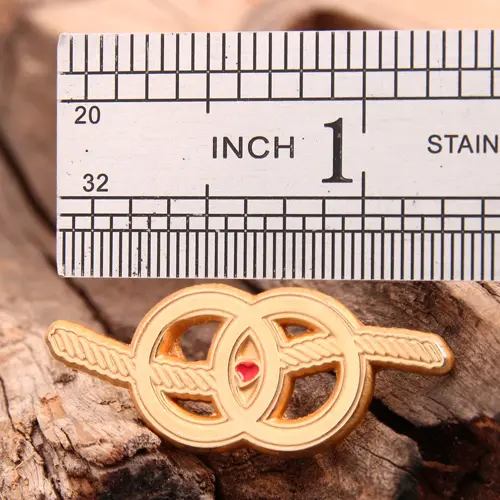 Double ring custom pins