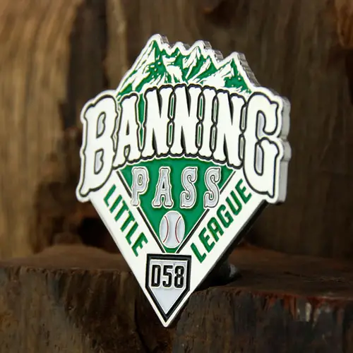 Banning Pass Little League Baseball Pins Banning Pass Little League Baseball Pins